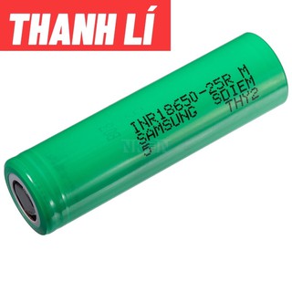 Pin SamSung 25R Cũ Chính Hãng 2500mah Xã 20A