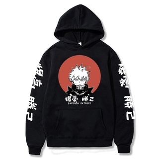 Áo Hoodie In Hình Bakugou Katsuki Anime My Hero Academia Phong Cách Đường Phố Thời Trang Cho Nam Và Nữ