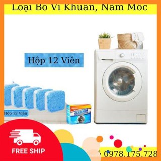 Viên Tẩy Lồng Giặt Hộp 12 Viên Hàng Nội Địa Trung Quốc