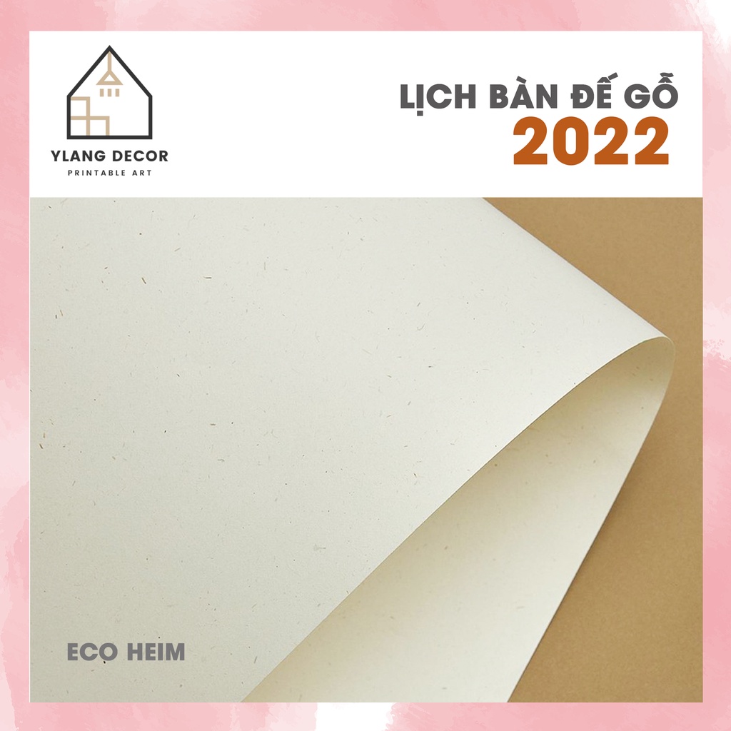 Lịch để bàn 2022 trang trí decor  - Lịch bàn đế gỗ 2022 - Calendar 2022 - Có Lịch Âm - CATUS