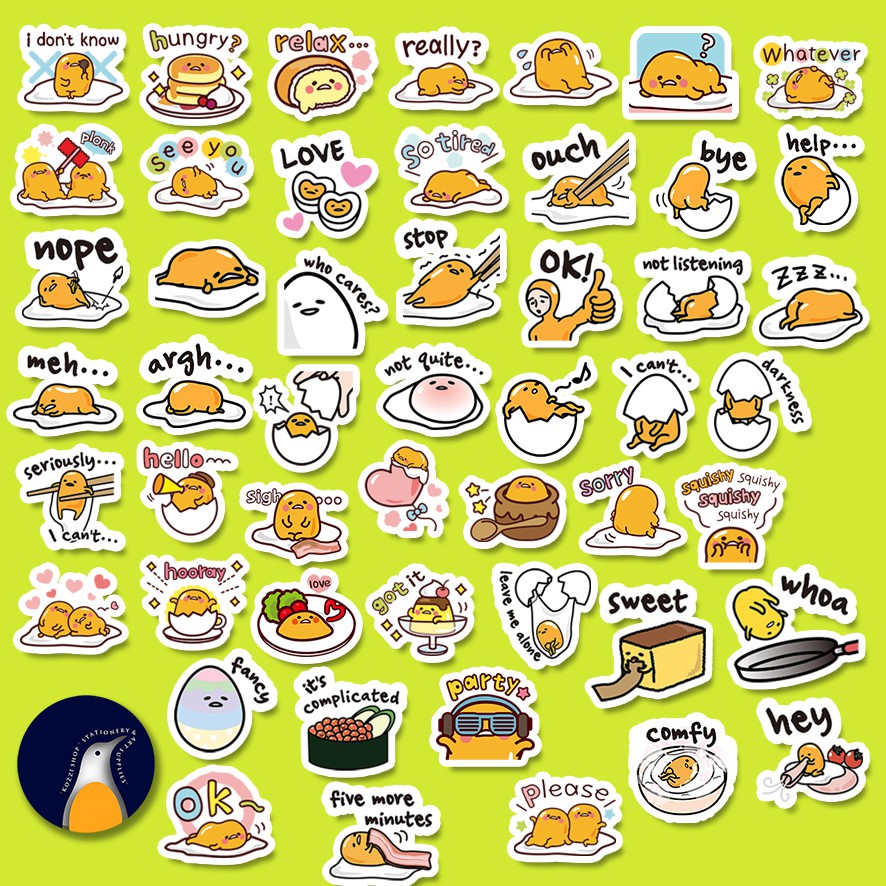 Gudetama là một nhân vật anime được yêu thích bởi rất nhiều người. Và sticker anime Gudetama cũng rất được ưa chuộng. Hãy khám phá ngay những sticker anime Gudetama đáng yêu và ngộ nghĩnh để thêm niềm vui cho cuộc sống nhé!