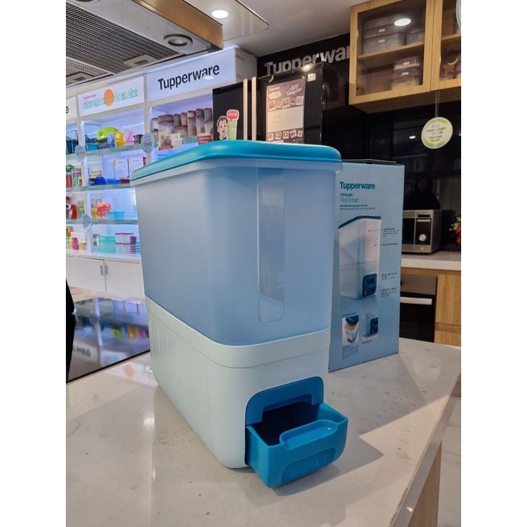 Thùng Gạo Rice Smart Aqua 10kg - Tupperware
