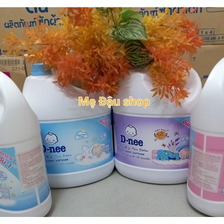 Nước xả vải mềm vải cho bé morning fresh dnee new born chính hảng 3000 ml - can