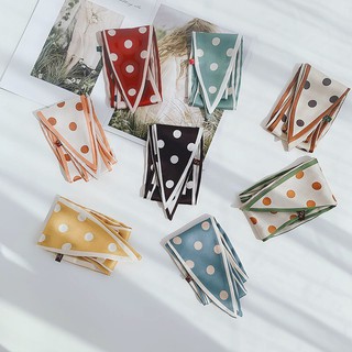 Turban khăn đa năng chấm bi vintage