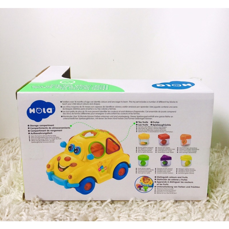 Xe bin thả hình khối Hola toys.Đồ chơi thông minh 516