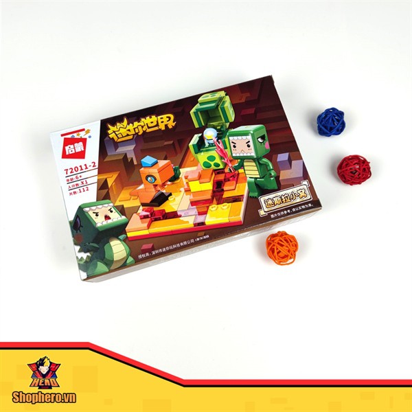 Lego Mini World Khủng Long nuôi khủng long