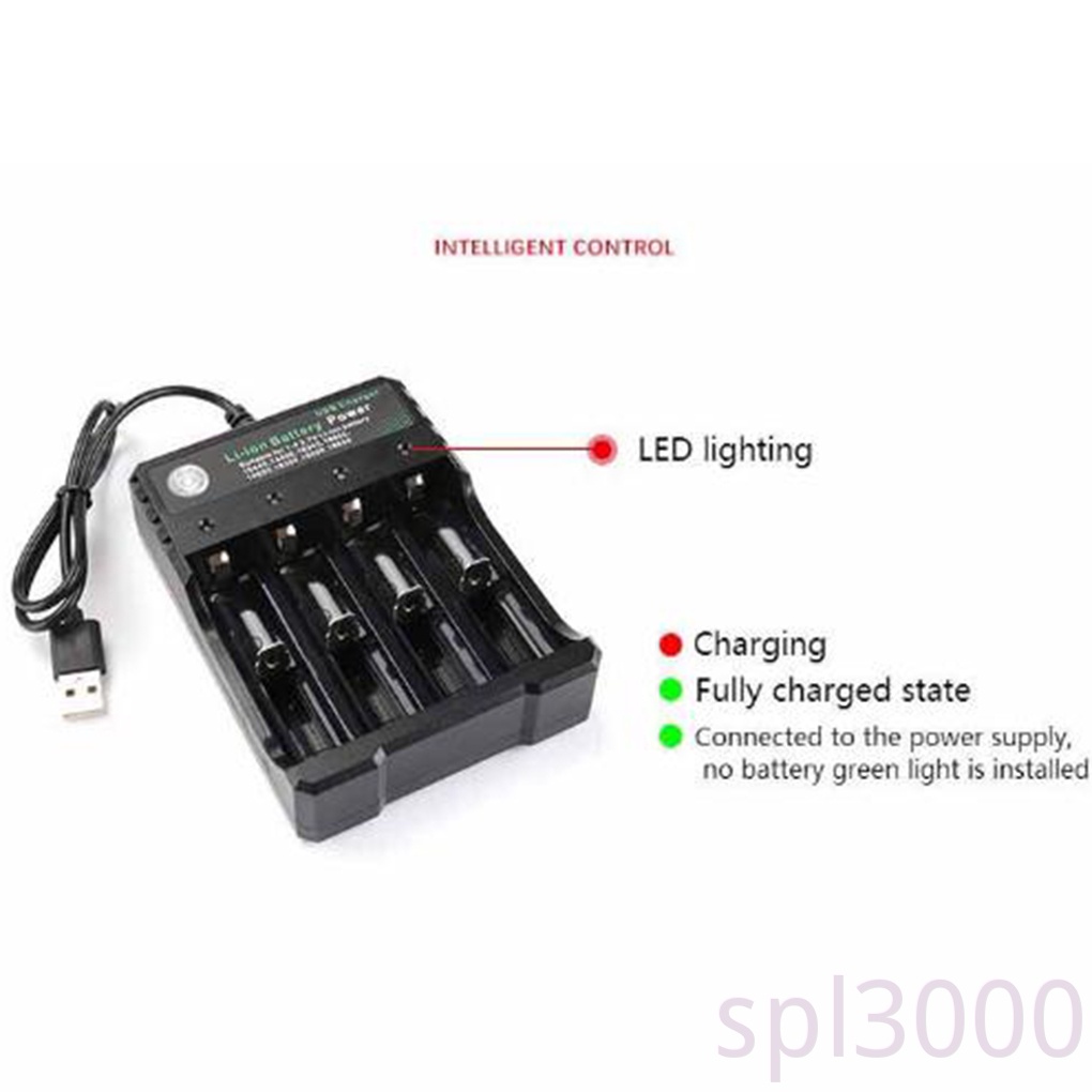 Bộ Sạc Pin Lithium-Ion 18650 4 Ngăn