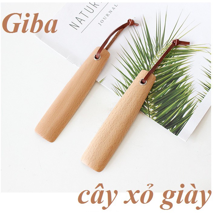 Cây đón gót gỗ láng mịn cao cấp - GIBA