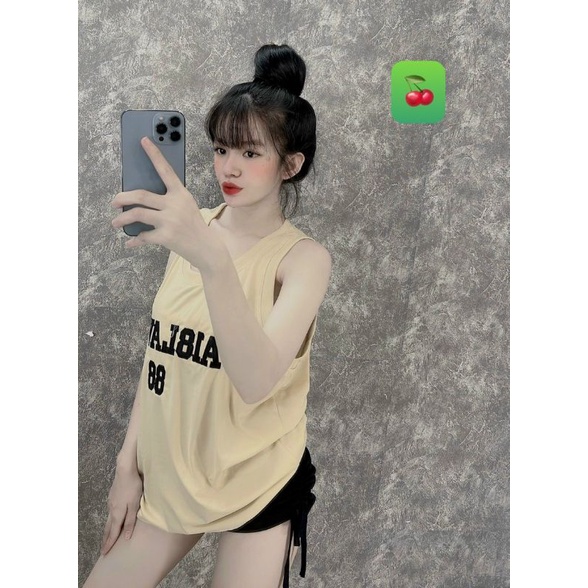 Set bộ thun 3 món áo in chữ