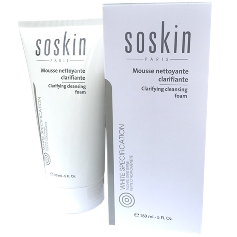 Sữa rửa mặt làm trắng da Soskin Clarifying Cleansing Foam 100 ML