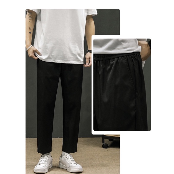 Quần Kaki Baggy Nam Nữ Kaki Ống Suông Unisex