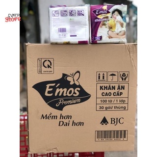 Nguyên Thùng 30 gói Giấy Vuông E’mos 100 tờ size 330mmx330mm