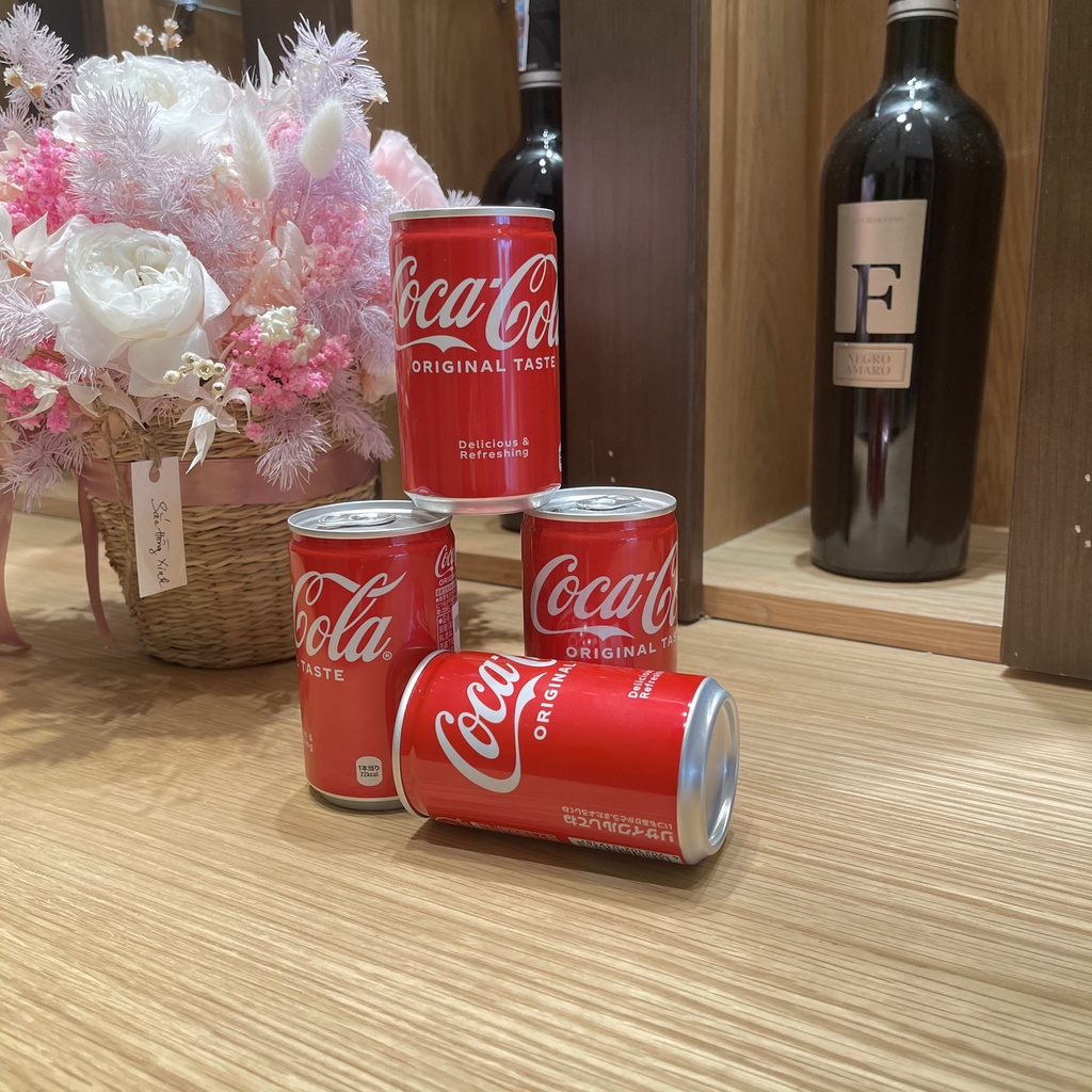 Nước ngọt có ga coca cola Nhật Bản Lon mini 160ml Thơm ngon hương vị đậm đà, ga cực mạnh