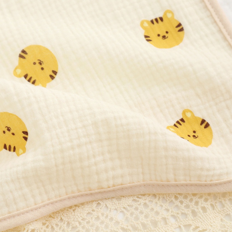 Yếm Cotton Tam Giác Mềm Mại Họa Tiết Hoạt Hình Xinh Xắn Cho Bé
