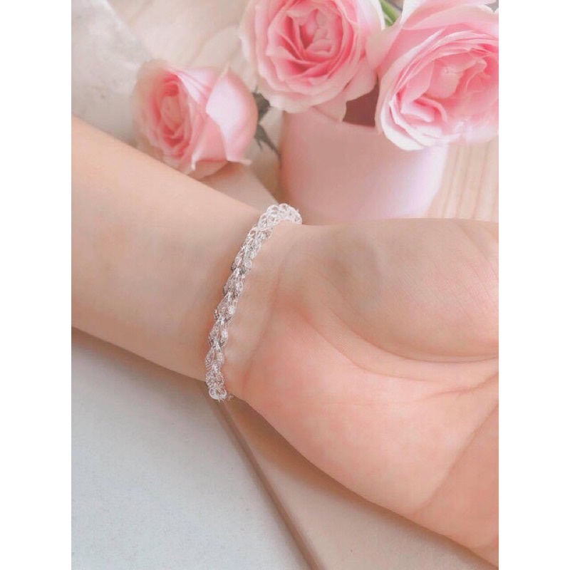 Lắc tay phụng chữ u hàng cao cấp sáng đẹp ,bạc ta -THJ SILVER