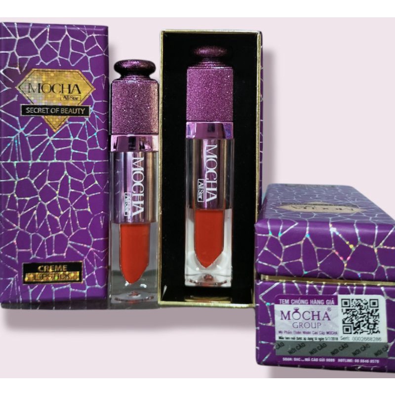 Son Mocha Siêu Lì Mướt Mịn Lâu Trôi