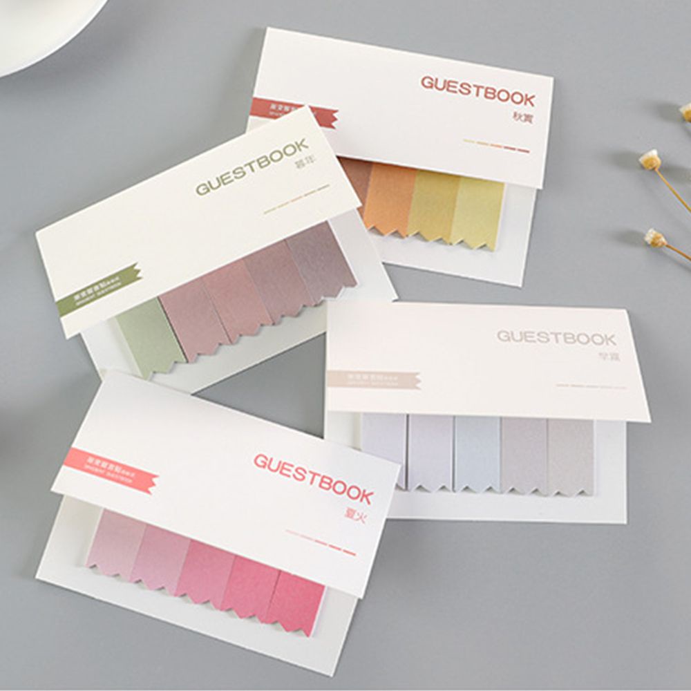 Giấy ghi chú màu sắc gradient nhỏ gọn tiện dụng cho trường học/ văn phòng