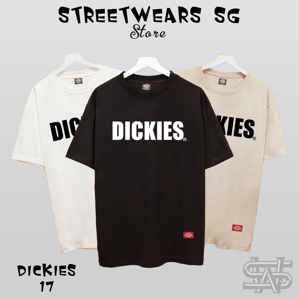 Áo Thun Dickies Logo Basic form rộng - T-Shirt Dickies cao cấp-  DK 17- Streetwears SG