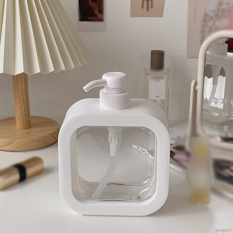 Bình đựng kem dưỡng da/sữa tắm 500ml dạng nhấn