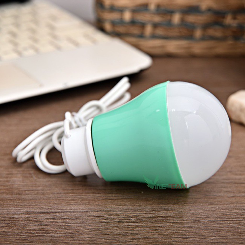 Bóng Đèn Led Bulb USB siêu sáng công suất 5W ( Ánh sáng Trắng )dùng cắm trại ,trang trí nhà cửa | BigBuy360 - bigbuy360.vn