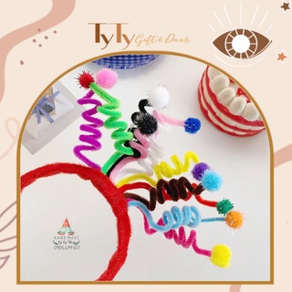 Cài Tóc Happy Birthday Cục Bông