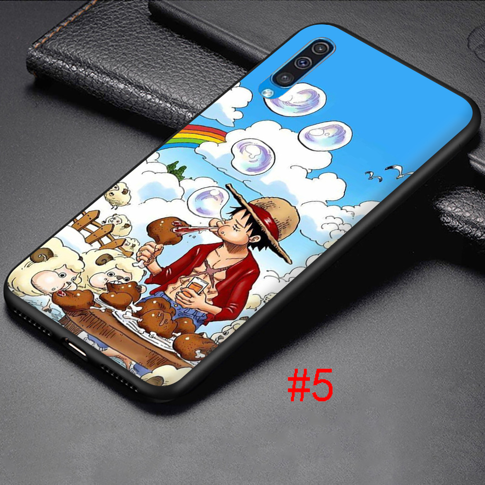 Ốp Lưng Silicone In Hình One Piece Cá Tính Cho Samsung A6 A7 A8 Plus A9 2018 A3 2016 A5 2017