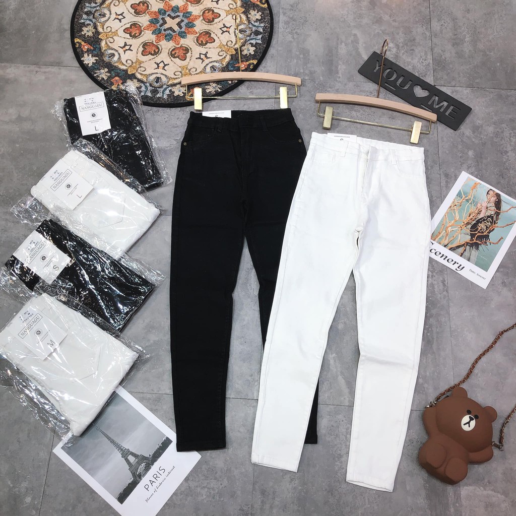 Quần jeans trơn 2 màu mã 5510(kèm ảnh thật,video) | BigBuy360 - bigbuy360.vn