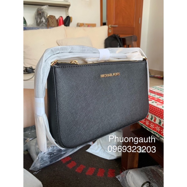 Túi đeo vai/chéo MK jet set travel đen AUTHENTIC