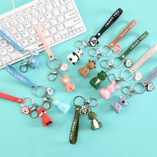 Móc khóa hoạt hình hình thú ngộ nghĩnh