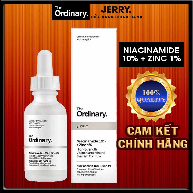 The Ordinary Niacinamide 10% + Zinc 1% - tinh chất Niacinamide 10% + Zinc 1%