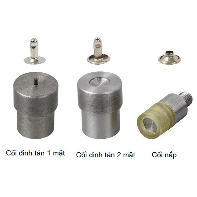 1 bộ cối đóng đinh tán 2 mặt