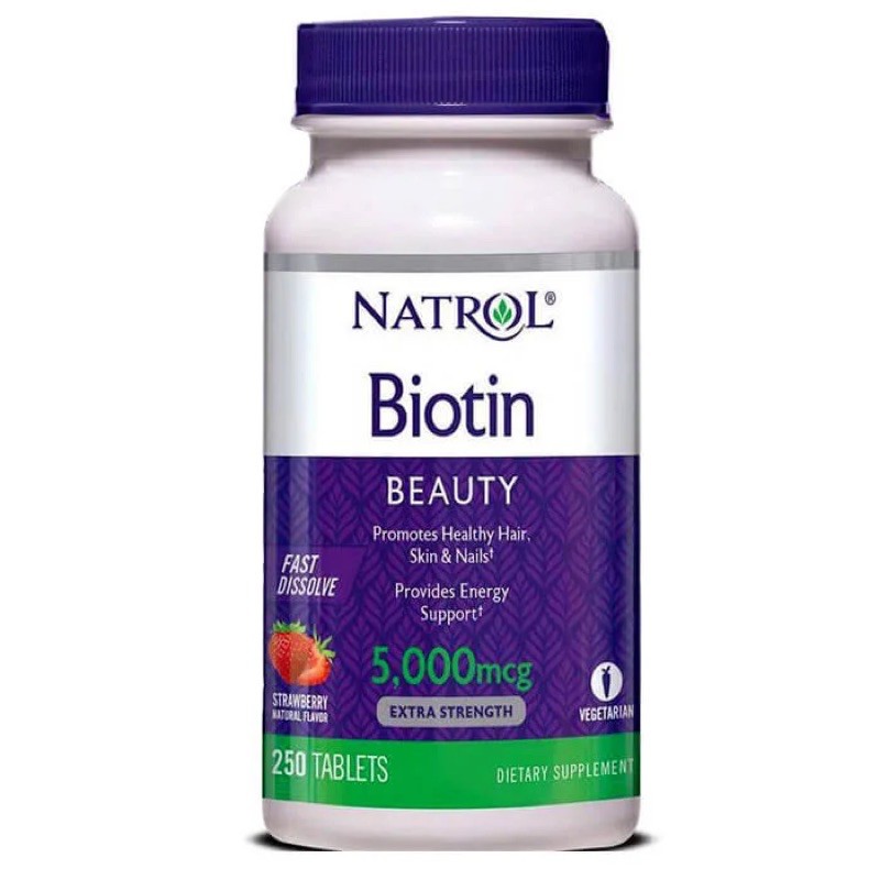 NATROL BIOTIN BEAUTY 5000 MCG