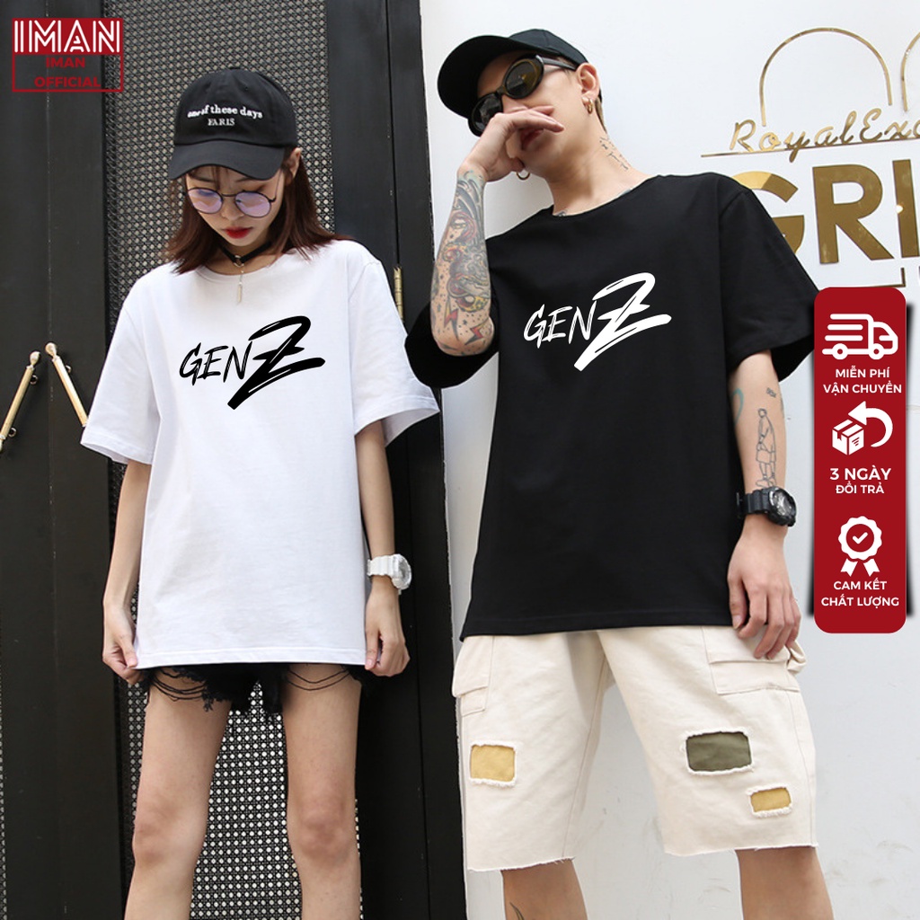 Áo thun tay lỡ GENZ phiên bản Premium Cao Cấp Chất Liệu 100% Cotton, Áo thun unisex form rộng HOT TREND HÈ 2022
