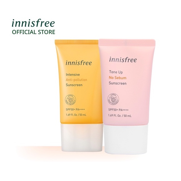 Miếng Dán Chống Nắng Innisfree Chuyên Dụng | Kem Chống Nắng Nâng Tông Màu Da SPF50+PA++++ 50ml