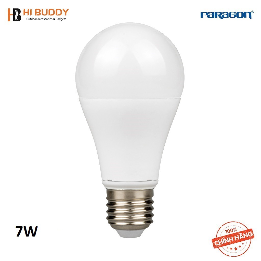 Bộ 5 Bóng Đèn Led Bulb Paragon PBCB 5W/ 7W/ 9W/ 11W/ 13W Ánh Sáng Vàng/ Trung Tính/ Trắng Hàng Chính Hãng - HIBUDDY