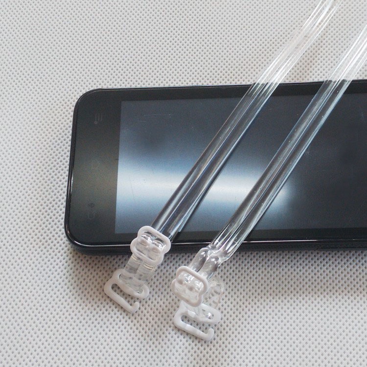 Dây áo ngực trong suốt bảng 1 cm móc nhựa thời trang dành cho nữ