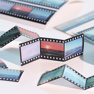 (ST031) Set sticker ảnh phim x3 dải ngang