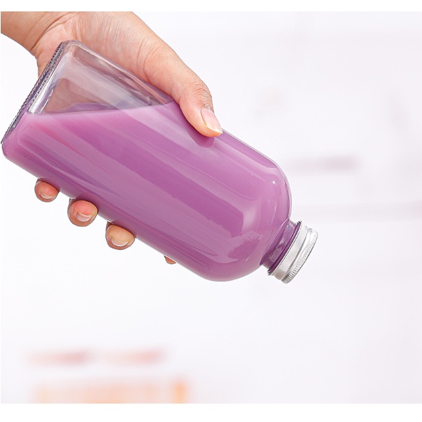 Chai Thủy Tinh Tròn Nắp Nhôm 350ml | 500ml , Tùy Chọn Dung Tích
