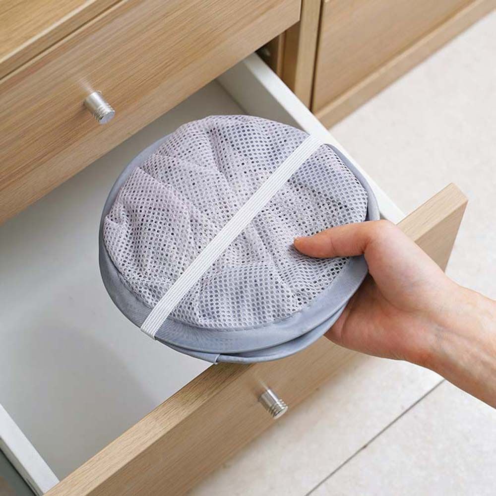 Giỏ Đựng Quần Áo Bẩn Treo Tường Thoáng Khí Có Thể Gấp Gọn Tiện Dụng Cho Nhà Tắm
