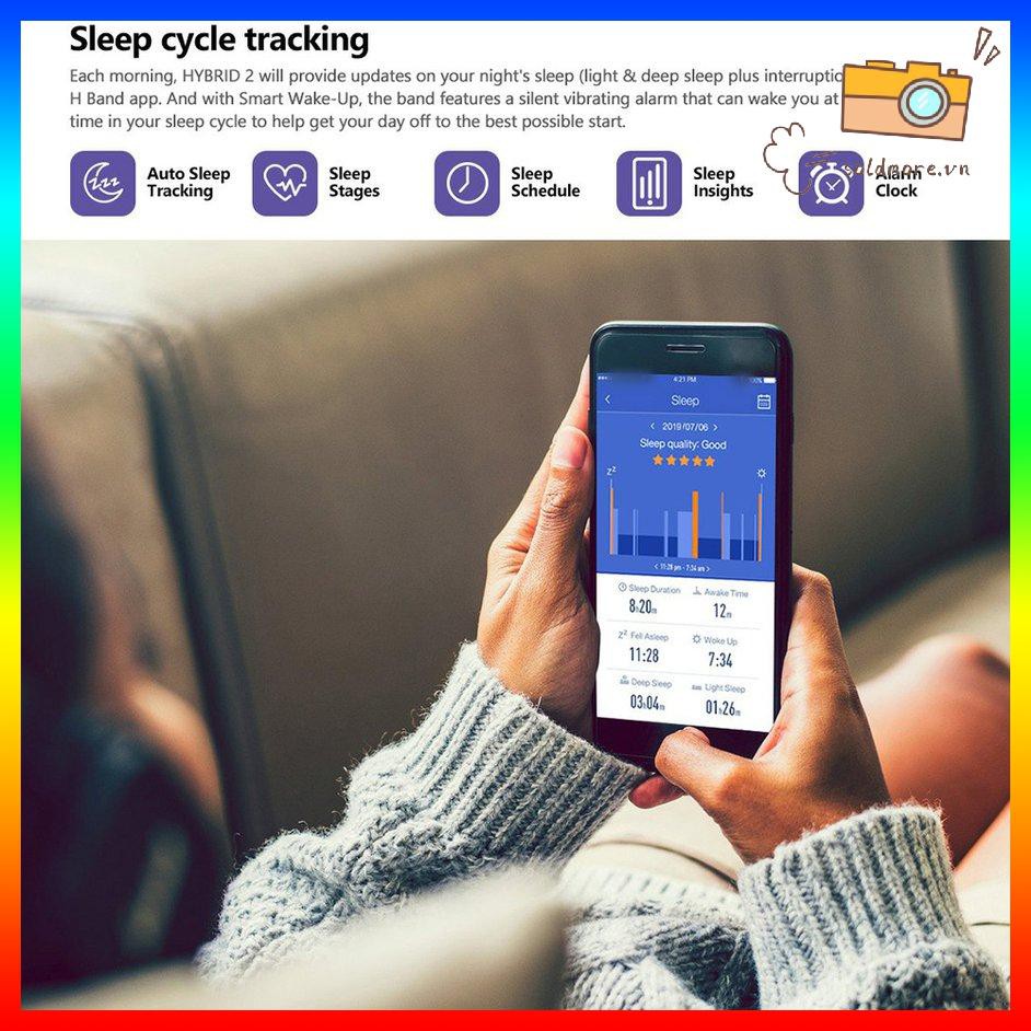 Đồng Hồ Đeo Tay Thông Minh Zeblaze Hybrid 2 Theo Dõi Sức Khỏe Kèm Phụ Kiện