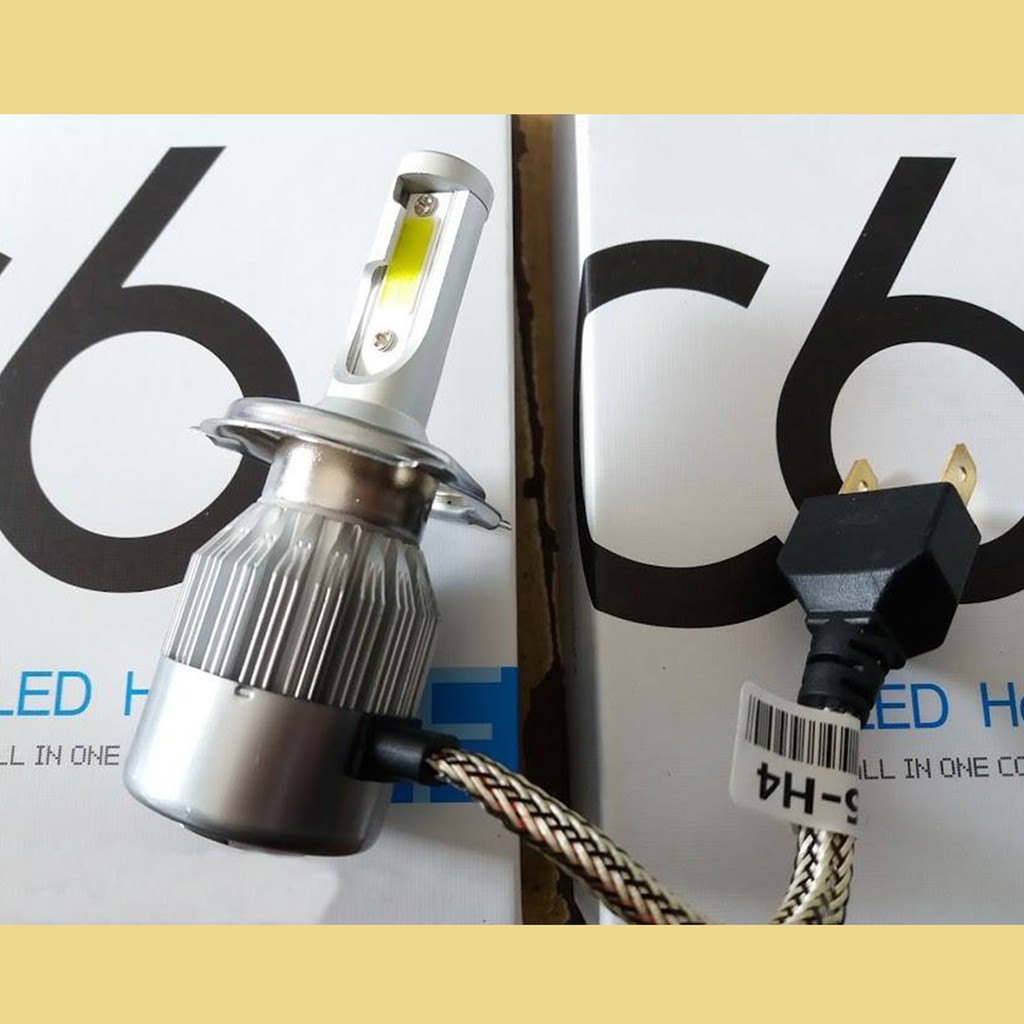 [Chính hãng] Đèn pha led C6 cao cấp 36W chuẩn 3800LM mẫu 2020 - Hộp 2 bóng