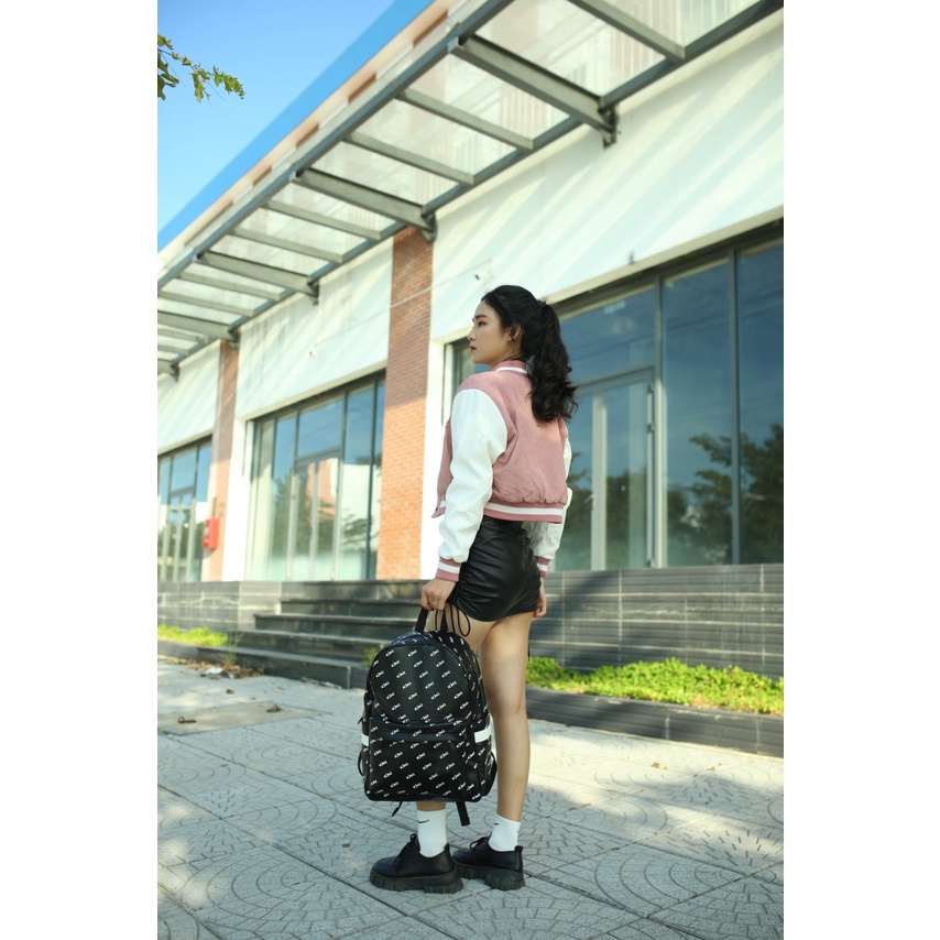 Balo Da Backpack Unisex Chống Nước Balo Backpack King 2-Màu Đen king