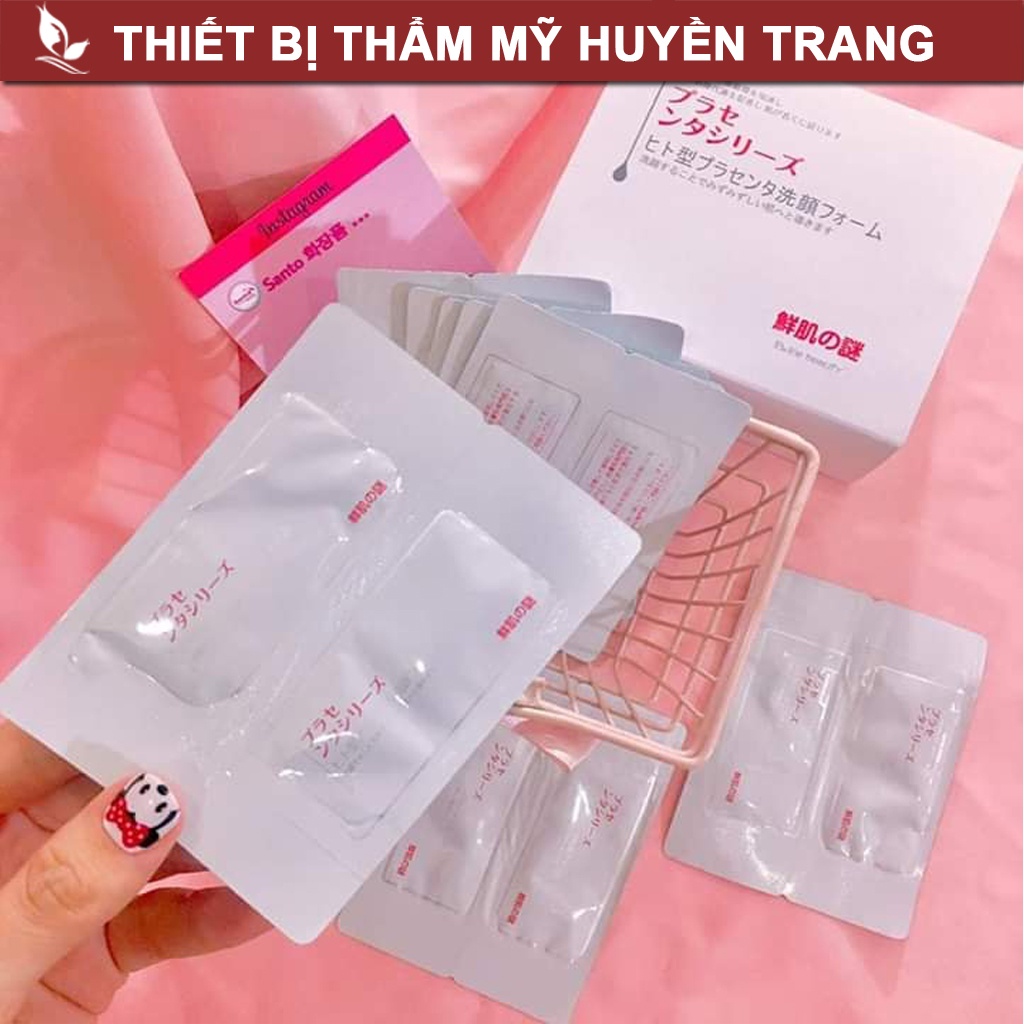 Mặt Nạ Ủ Trắng Nhau Thai Nhật Bản Nhập Khẩu 100% Thẩm Mỹ Huyền Trang NANOCEE