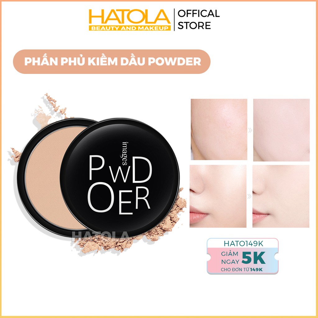 Phấn Phủ Kiềm Dầu Powder Che Khuyết Điểm Trang Điểm Siêu Mịn