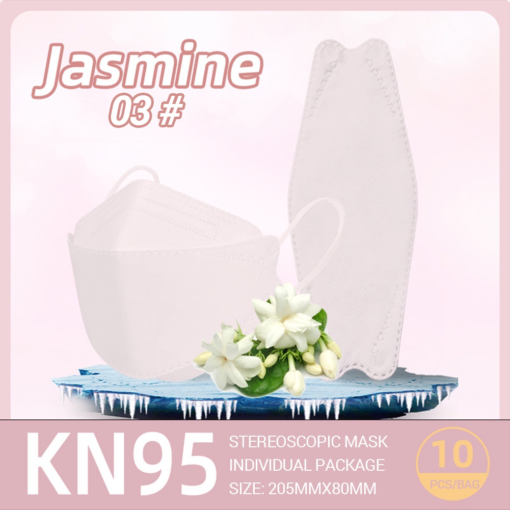 10 Chiếc Khẩu Trang Người Lớn Khẩu Trang Lạnh Dùng Một Lần 4 Lớp Mùa Hè Khẩu Trang Hương Hoa Quả Trà Xanh Bạc Hà Kf94 Âm Thanh Nổi 3d Khẩu Trang Thoáng Khí Đóng Gói Riêng [Pwatch】
