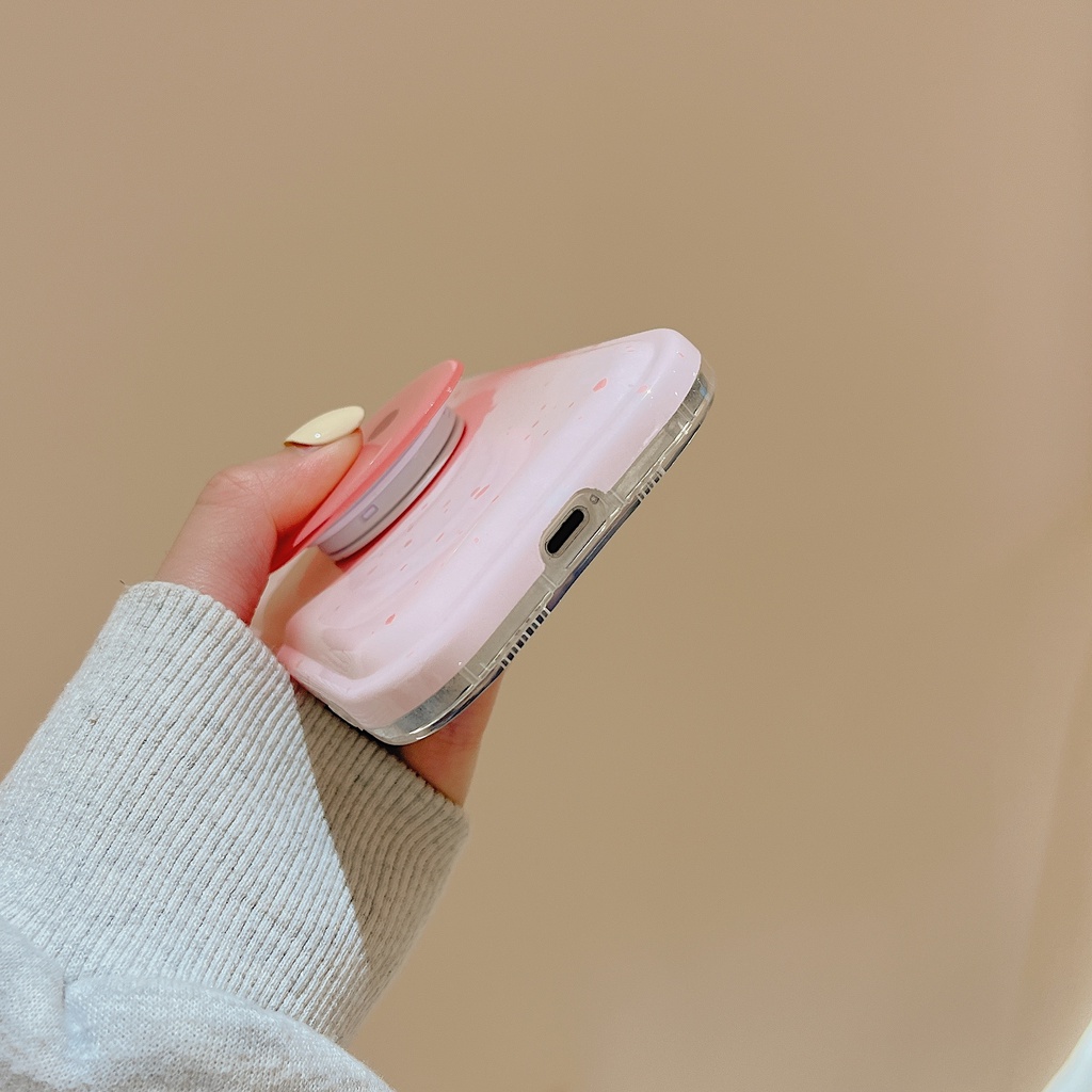 Ốp Điện Thoại Có Giá Đỡ Hình Chú Heo Cho Iphone 12 pro max 13 13 pro max11 pro max xs max xr x