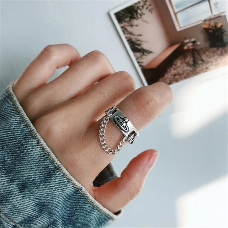 Nhẫn Đeo Tay Kim Loại Tạo Hình Hành Tinh Thời Trang Cho Nữ