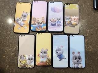 Ốp lưng in nổi 4D chuột cute 2020