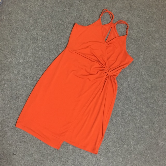 Đầm ôm body nữ xoắn eo BCBG hàng xuất dư xịn vnxk