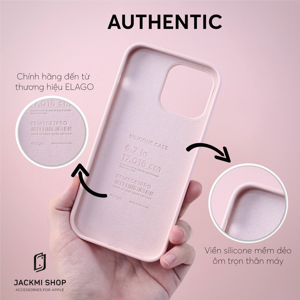 Ốp lưng Elago Silicone chống bẩn cho điện thoại ip 14 14 plus 14 pro 14 promax